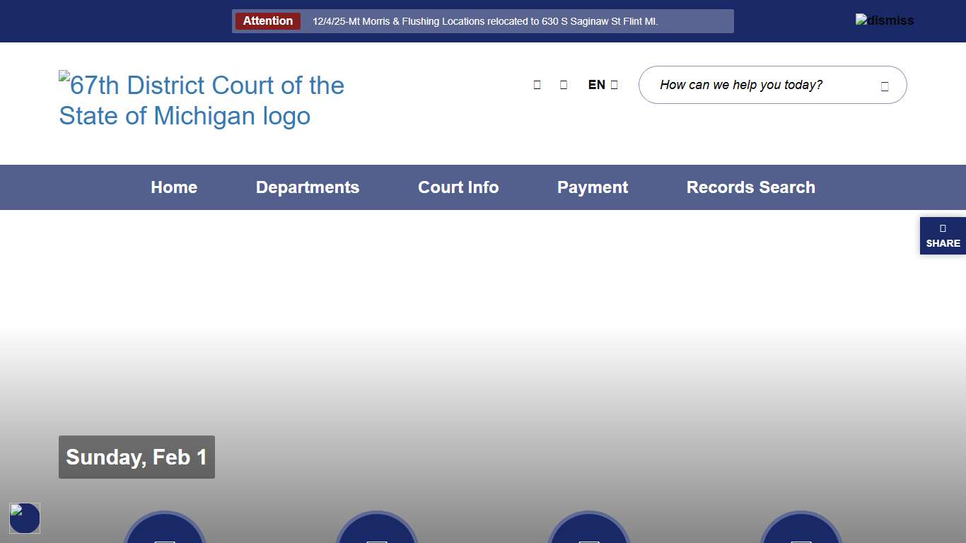 67th District Court of the State of Michigan